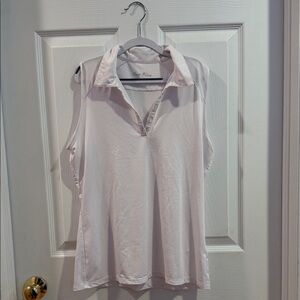 Elegant Light Pink Sleeveless Blouse